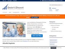 Tablet Screenshot of doctors-discount.com